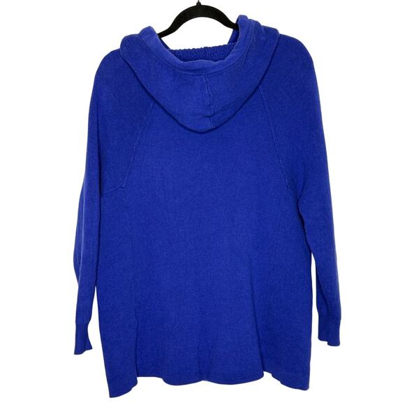 HUMANOID Organic Cotton Hoodie Sweatshirt – Royal Blue – Women’s S - Picture 2 of 4
